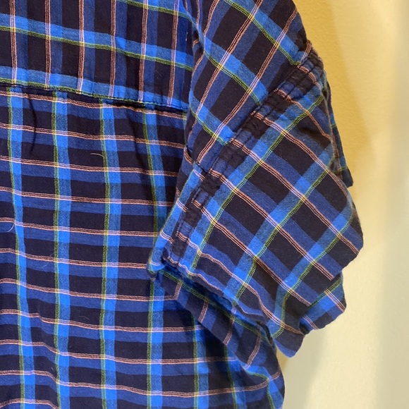 Madewell split neck low high loose top L - Picture 7 of 8